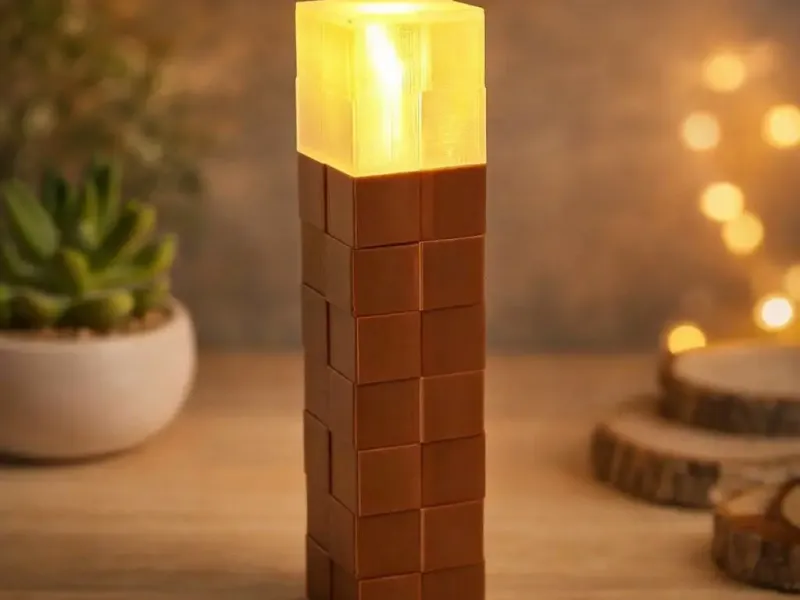 Pixel Torch Lamp