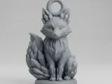 Key Chain design Crystal Fox-1