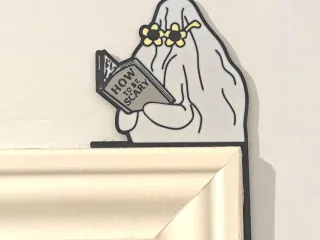 Halloween door corner