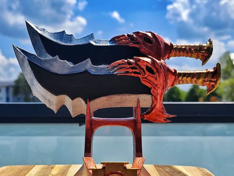 GOD OF WAR KRATOS BLADE OF CHAOS KONTROLÖR STANDI