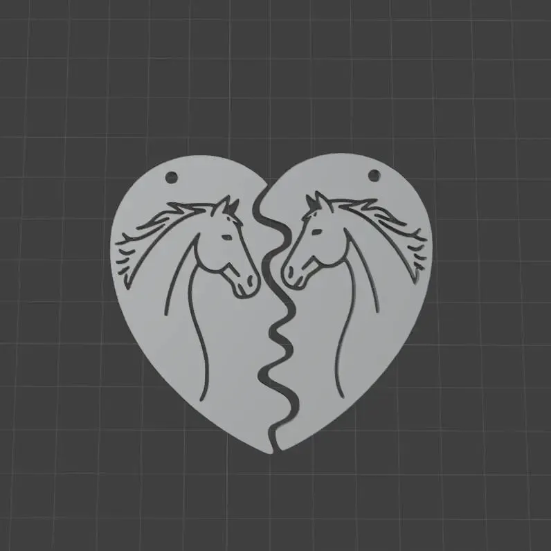 horse keychain