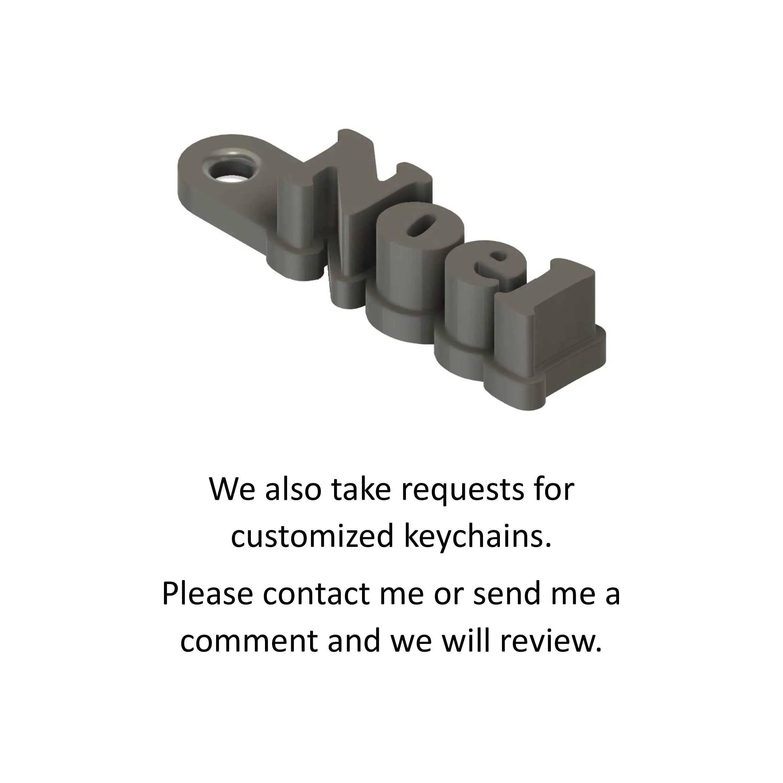 Noel Keychain / Keyring