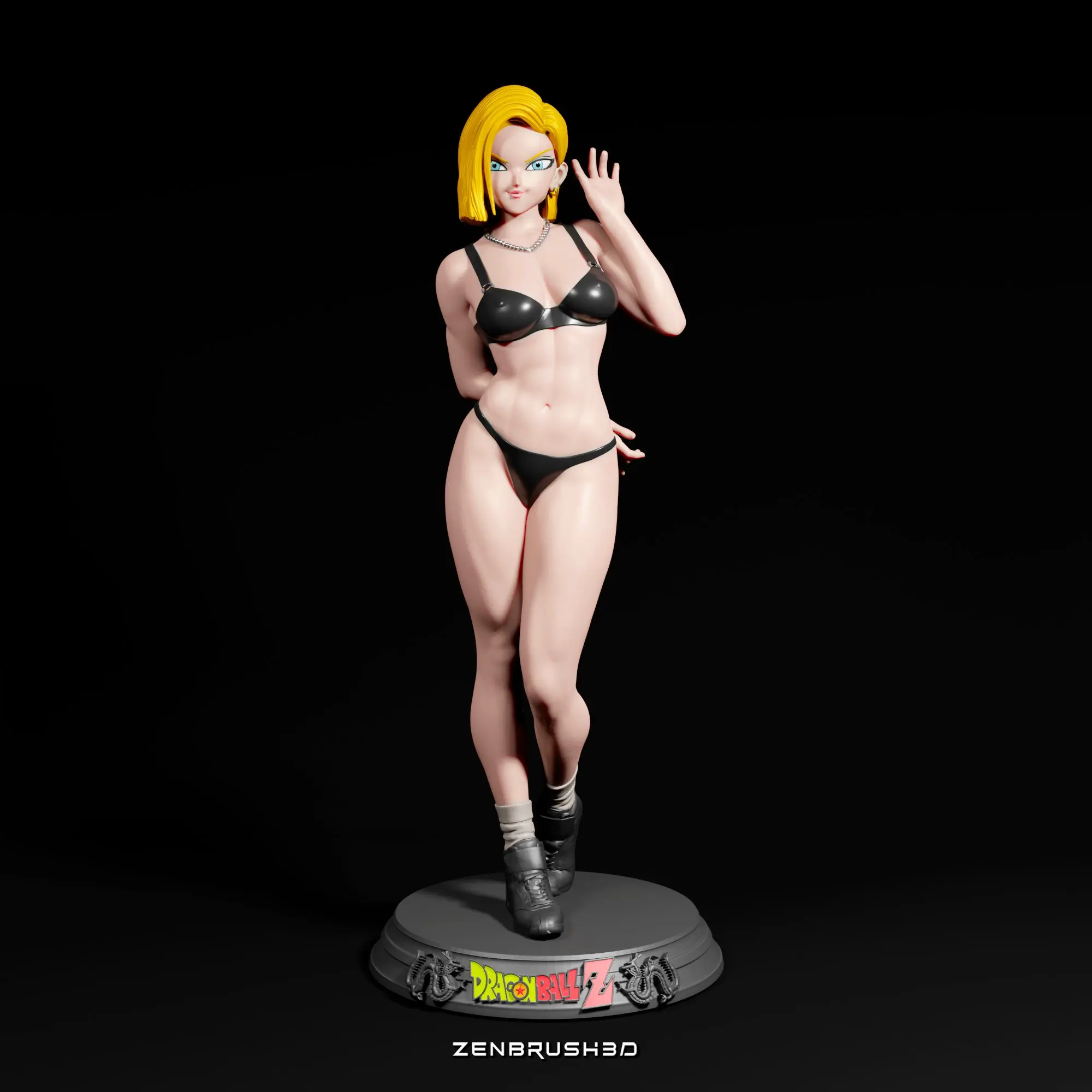 ANDROIDE 18 - DBZ - OUTFIT BIKINI - NSFW STL