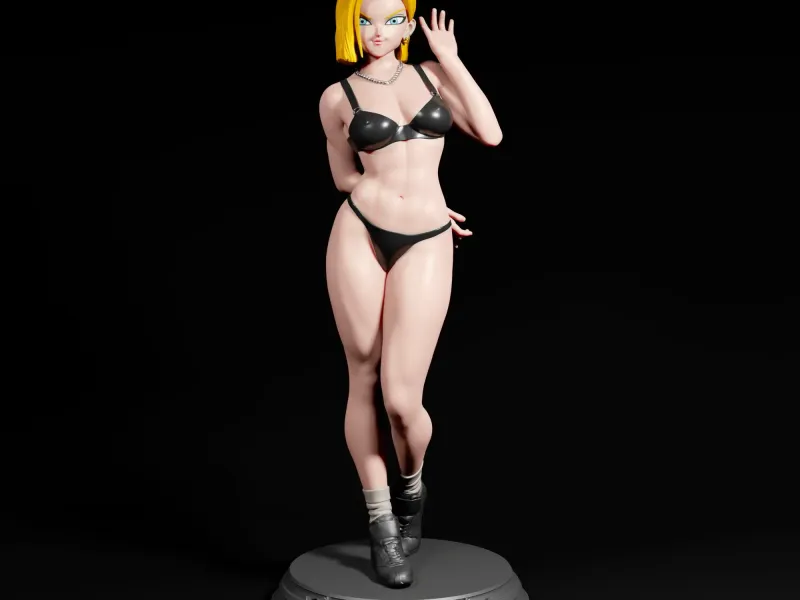 ANDROIDE 18 - DBZ - OUTFIT BIKINI - NSFW STL