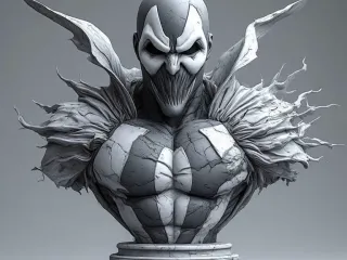 SPAWN FANART BUST