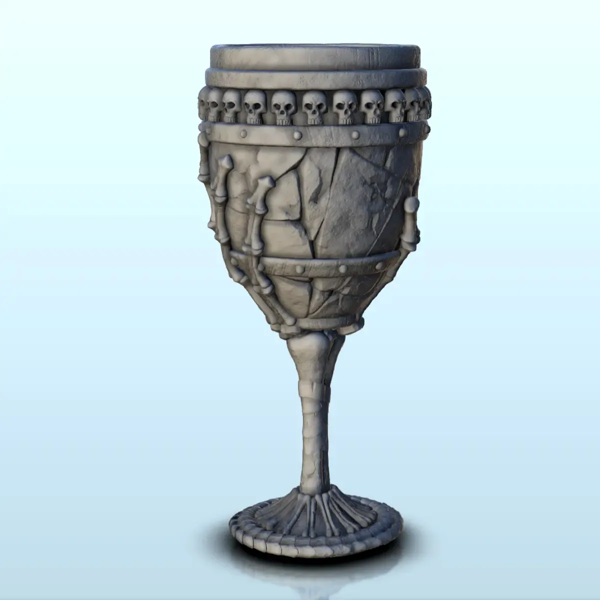 Bone dice mug (11) - beer can holder