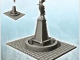 Urban statue with winged angel (3) - miniatures warhammer ta-0