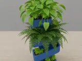 Rectangular Vertical Planter-0