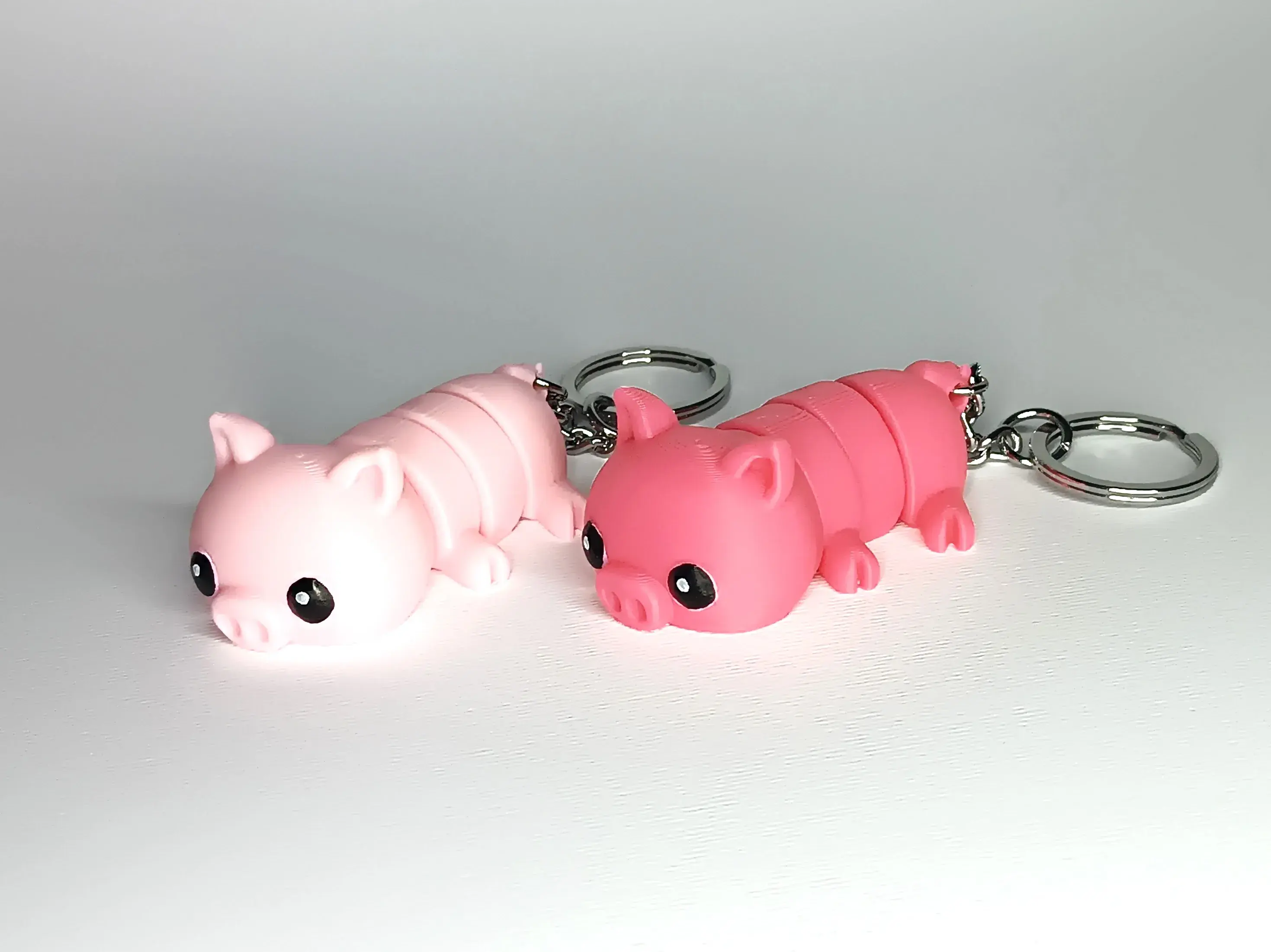 Cute Flexi Pets Pig (Keychain & Magnet)