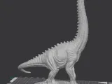 Brachiosaurus 3D statue-3