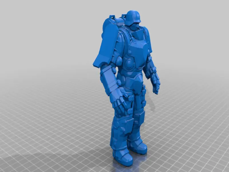 dieselpunk super soldier - t model
