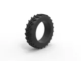 Tractor tire 5 Scale 1:25-1
