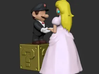 Mario y Peach 
