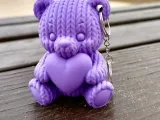 llavero teddy tejido-0