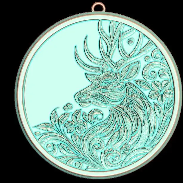 Reindeer Pendant
