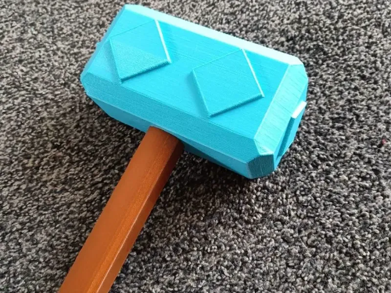 Minecraft-geïnspireerde hamer