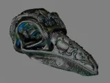 Ornamental Deluxe Bird Skull-0