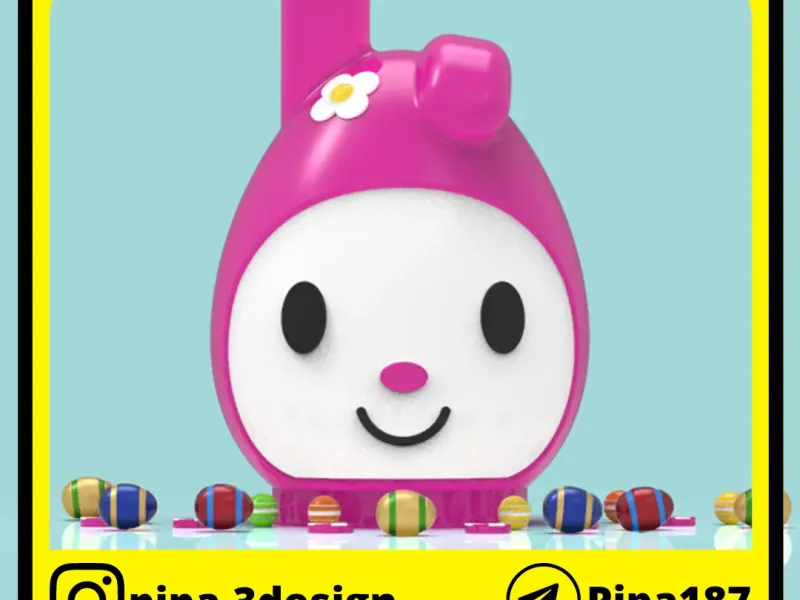 My melody piggy bank or easter egg