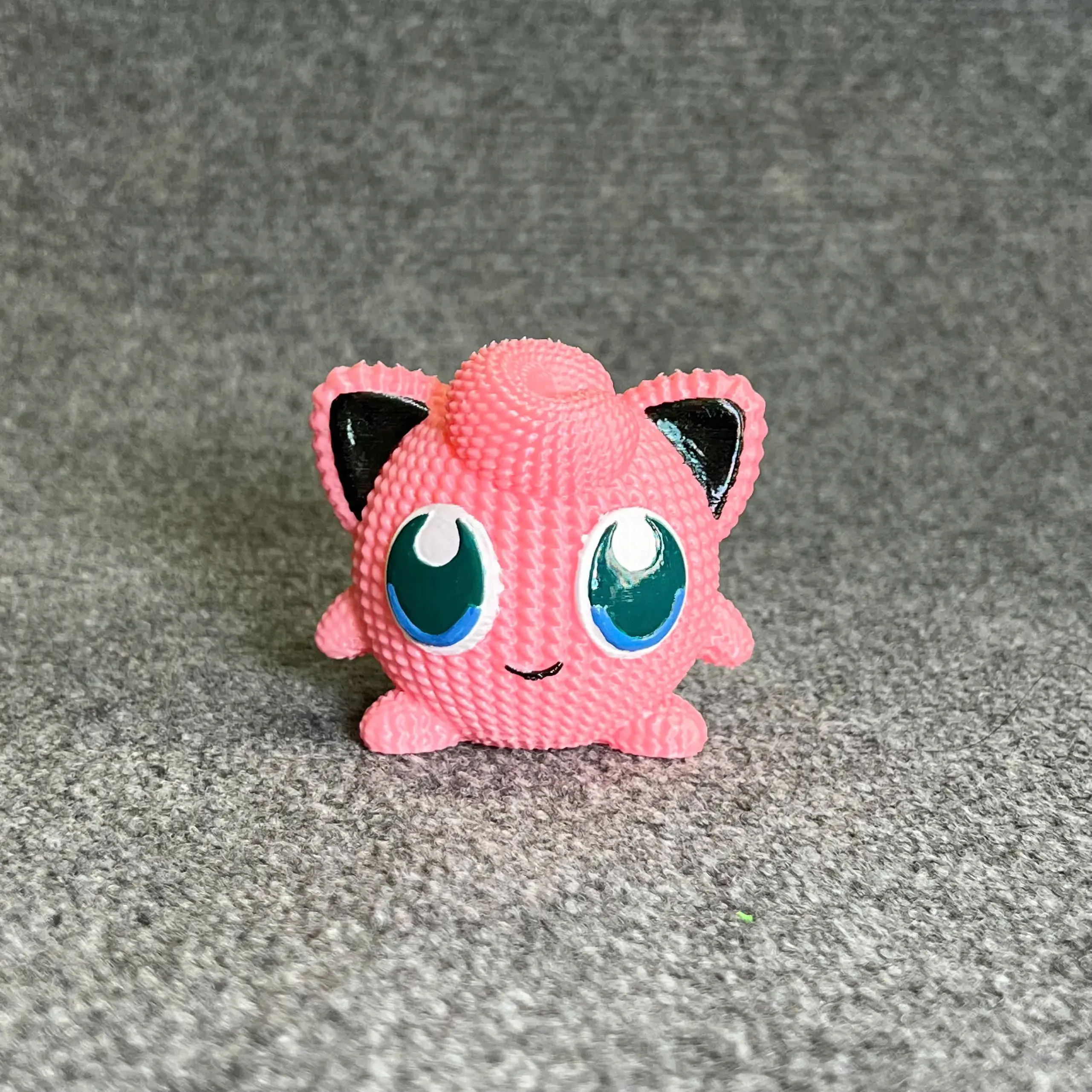 Pokemon Jigglypuff Gehaakt - Gebreid - STL &amp; 3mf Veelkleurig