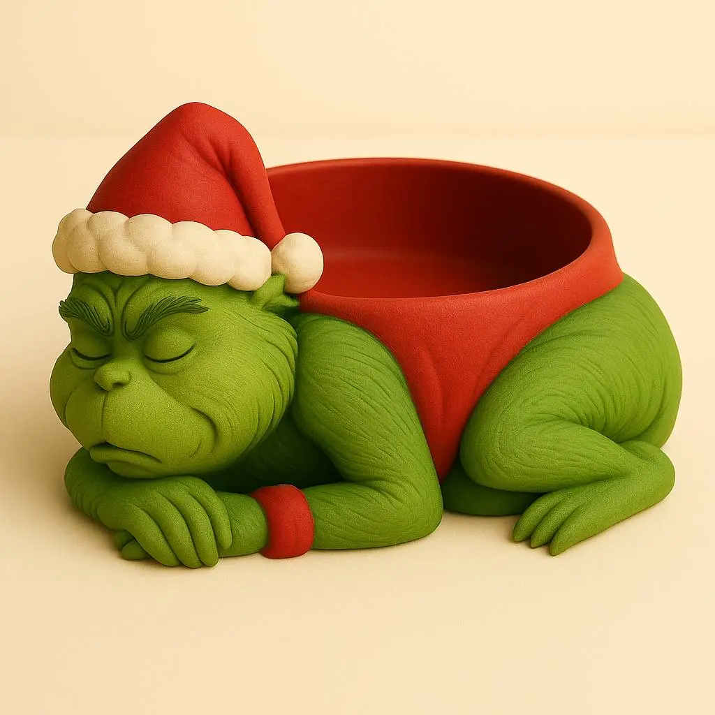 Grinch Christmas bowl