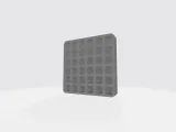 set box with compartments, thk 3mm, in size 10x10mm-7