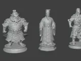 Three Kingdoms character figurines and sculptures Liu Bei-3