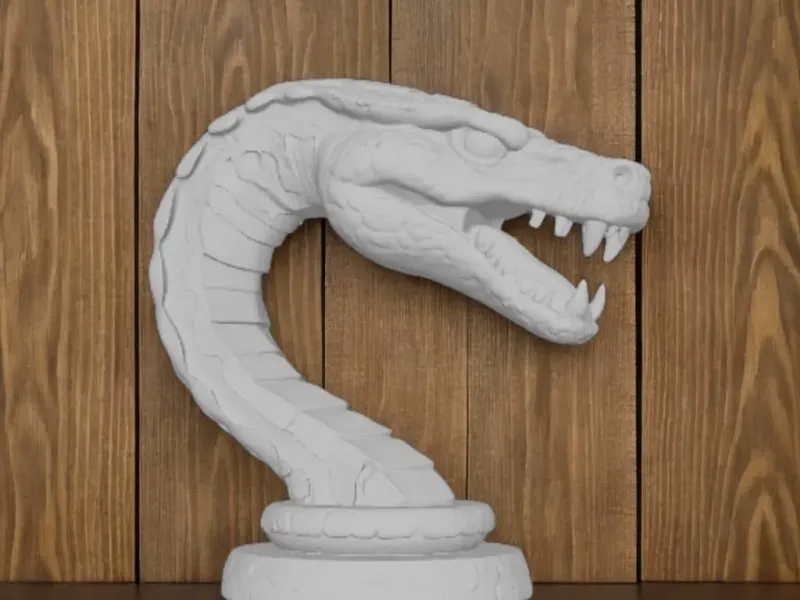 Bust Snake (Basilisk)