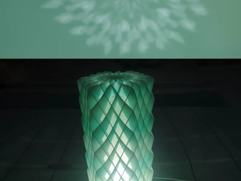Luminária Noturna LED de Luz e Sombra