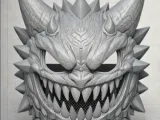 Gengar oni mask creation-0