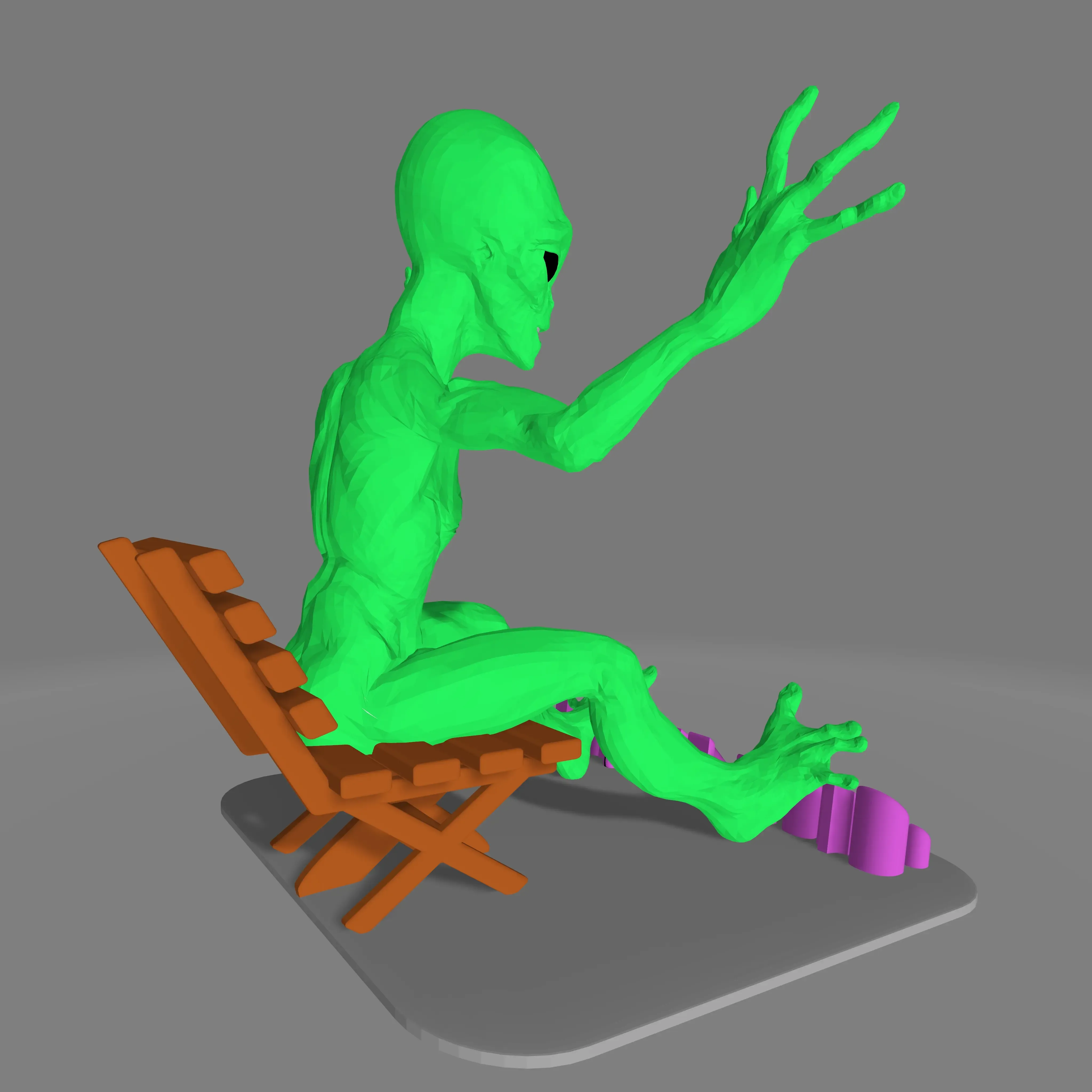 STAY WEIRD ALIEN PHONE/TABLET STAND
