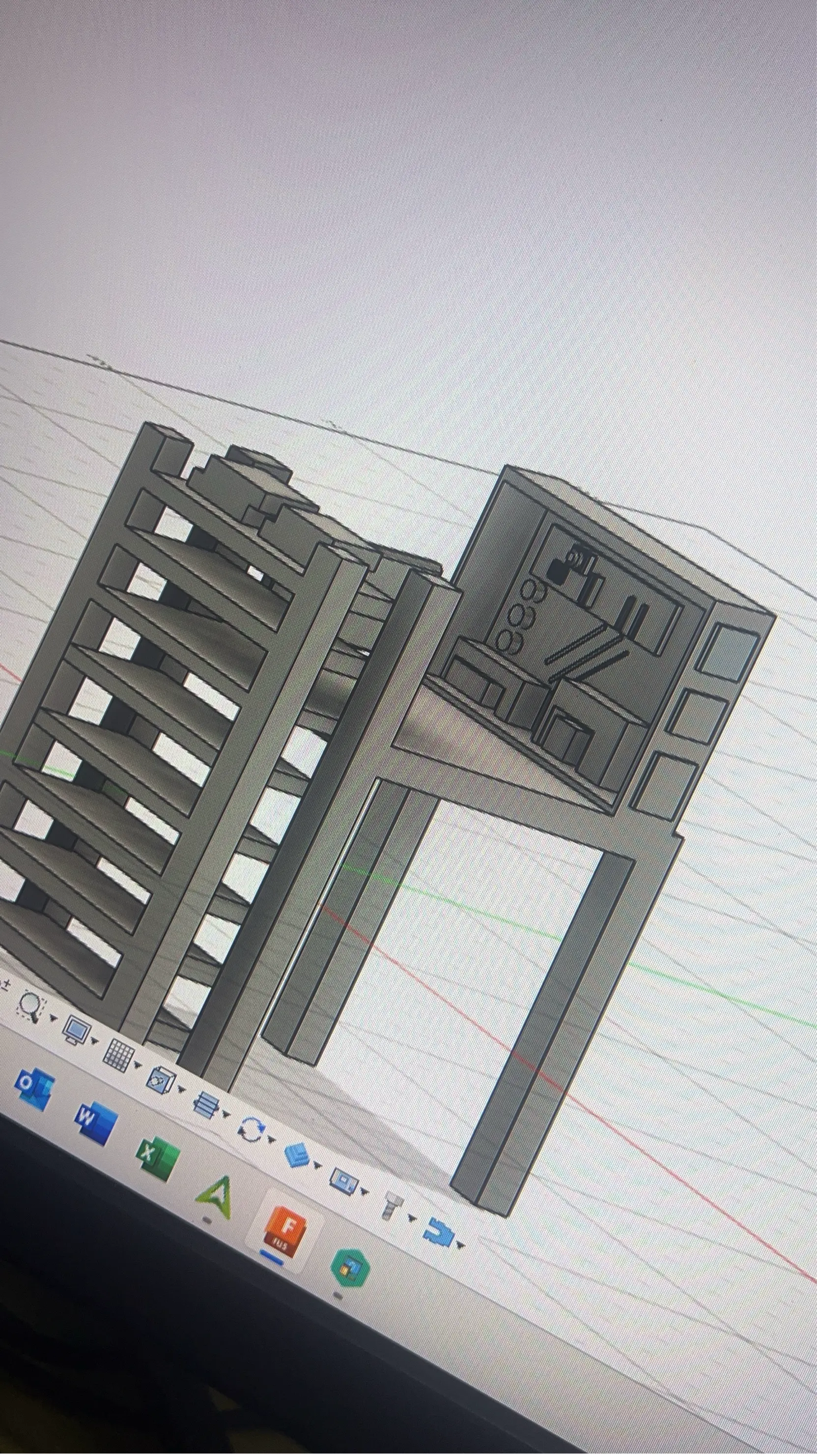 Full computer with table