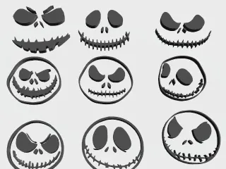 Halloween Jack Faces