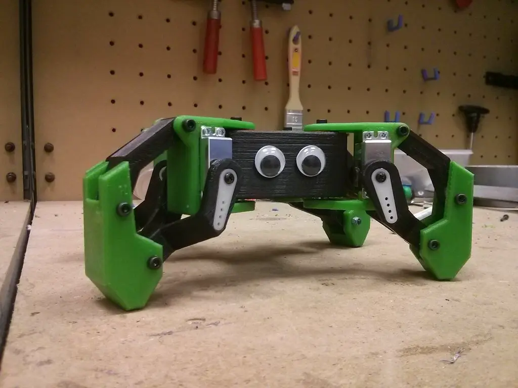 Kame: 8DOF small quadruped robot