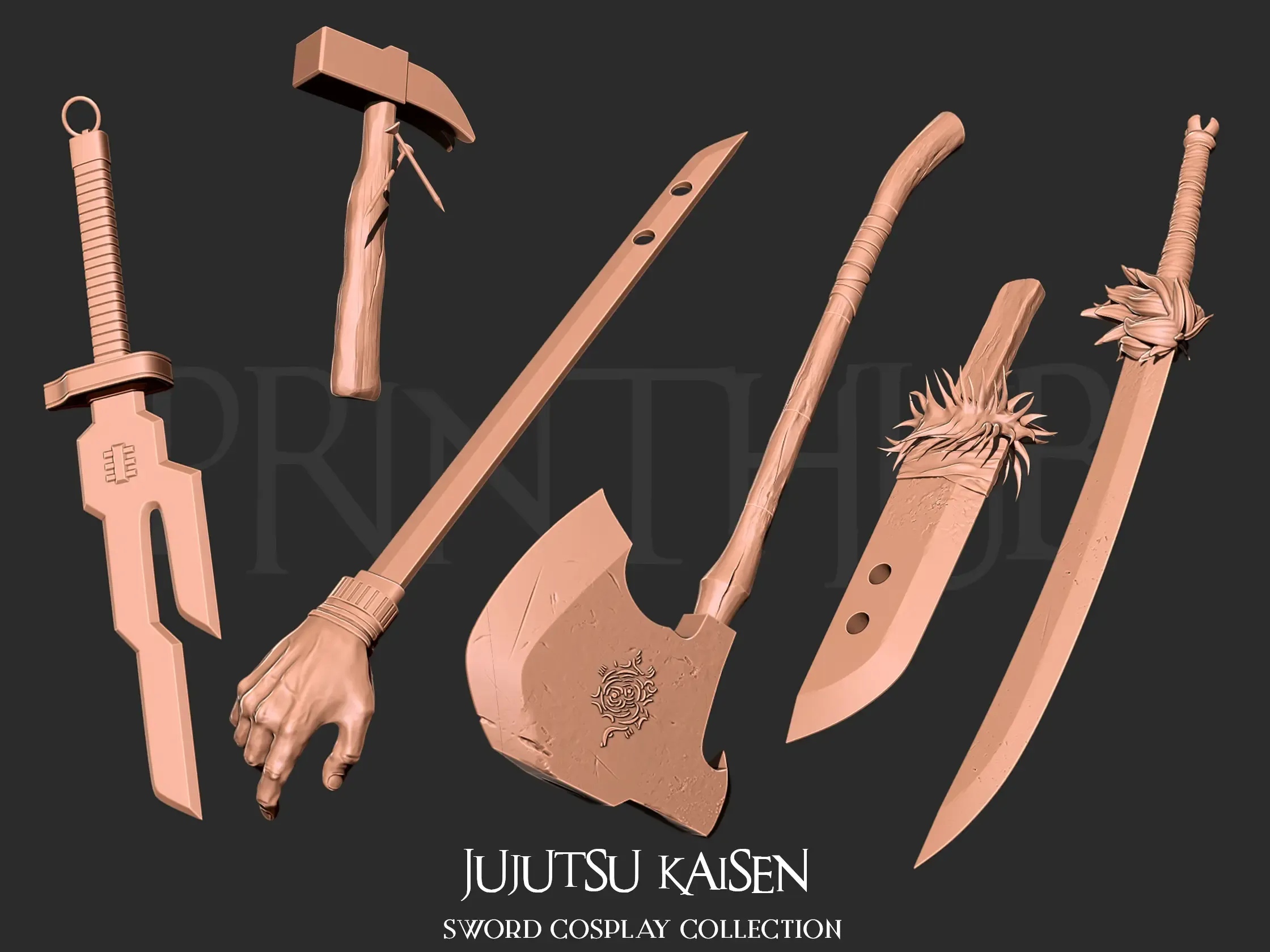 Jujutsu Kaisen - Sword Cosplay Collection