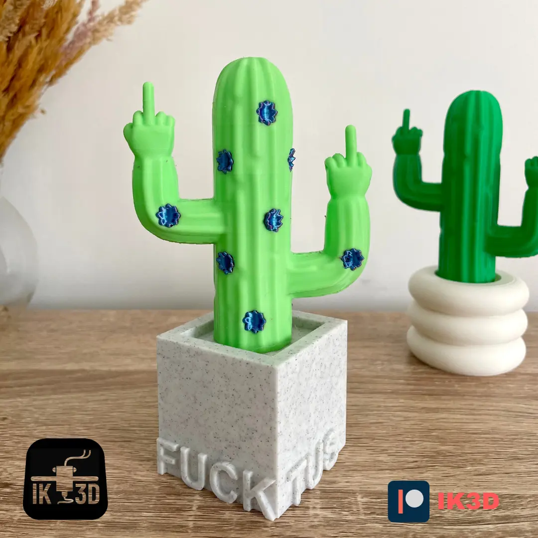 CACTUS FLIPPING THE BIRD