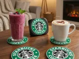 Starbucks Style Coasters-3