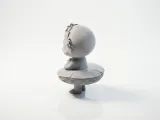 Monkey Ballerina Figurine Female Character 3D Printable-2