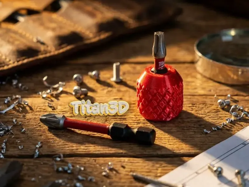 Mini Screwdriver Handle for 1/4" Hex Bits