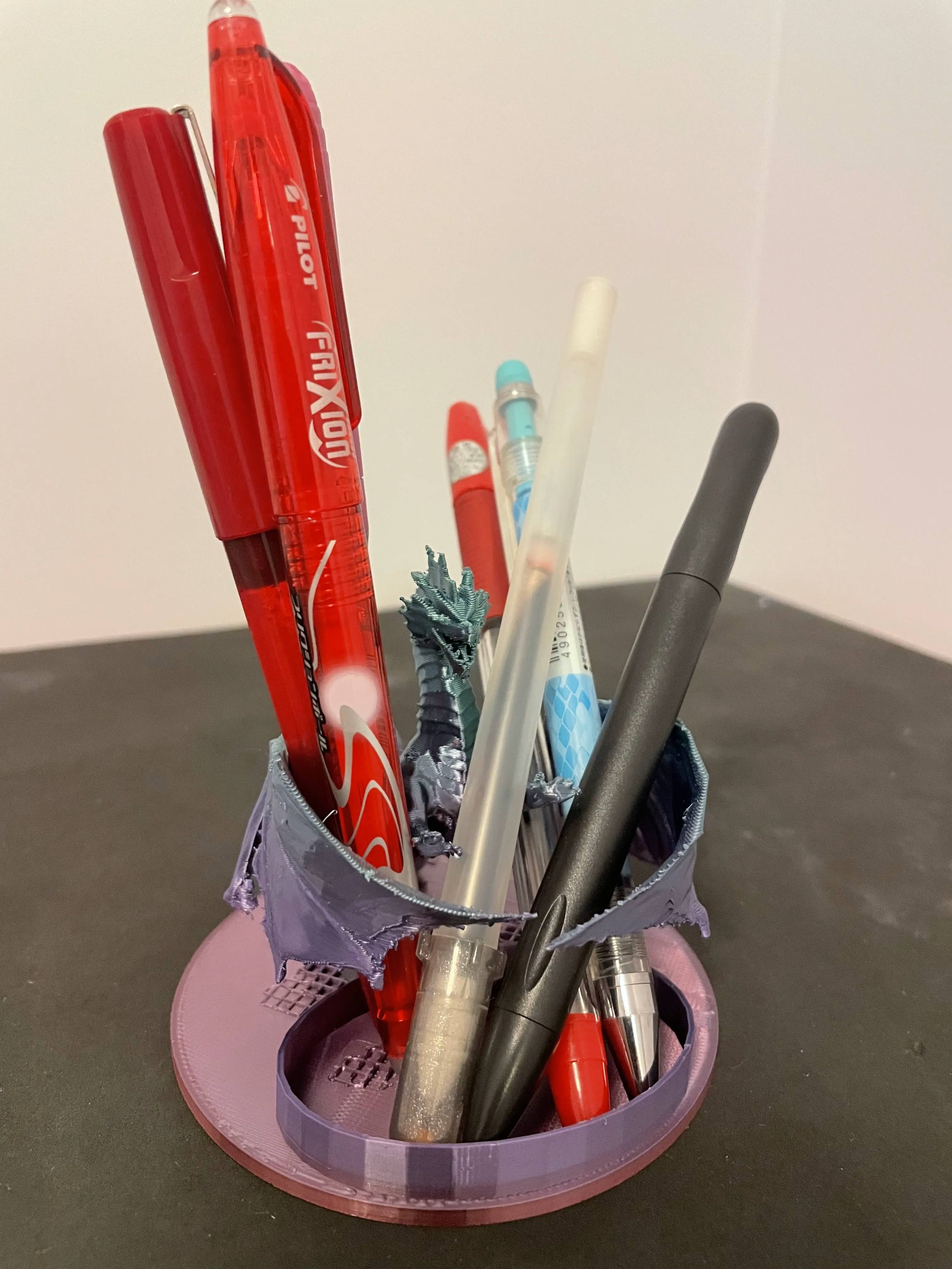 Red Dragon Pen Holder