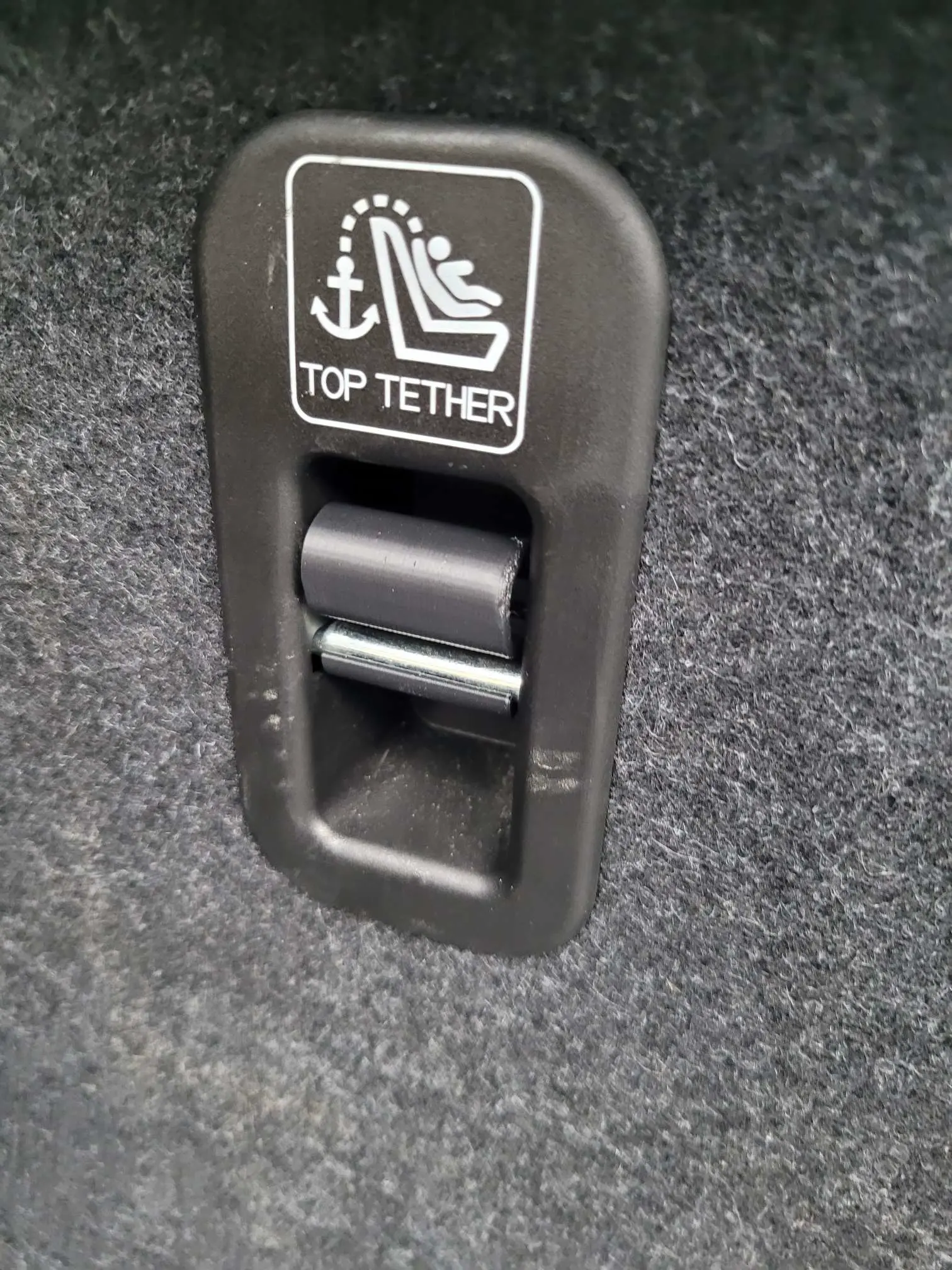 Hook on ISOFIX system