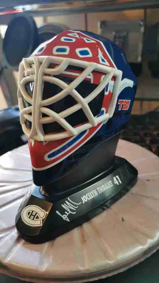 goalie mask jocelyn thibault 41
