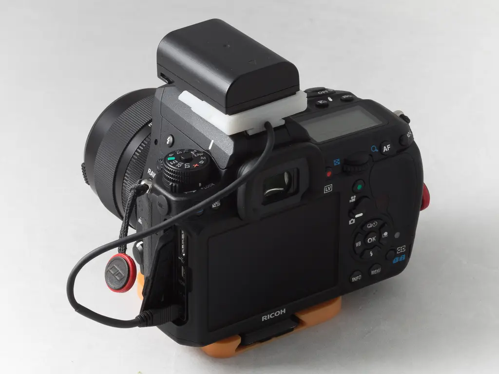 External Camera Battery Adapter