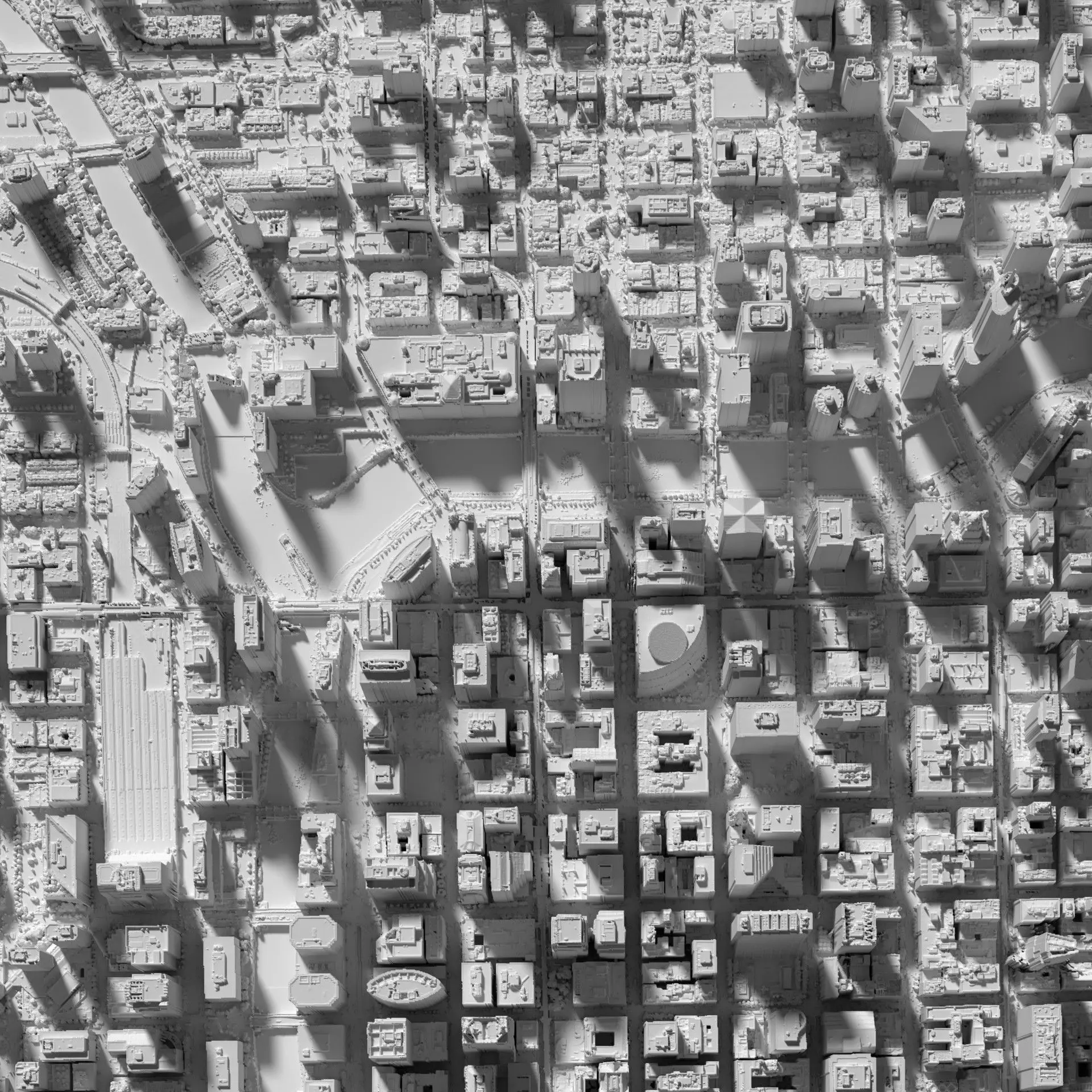 3D MODEL OF CHICAGO, ILLINOIS, USA