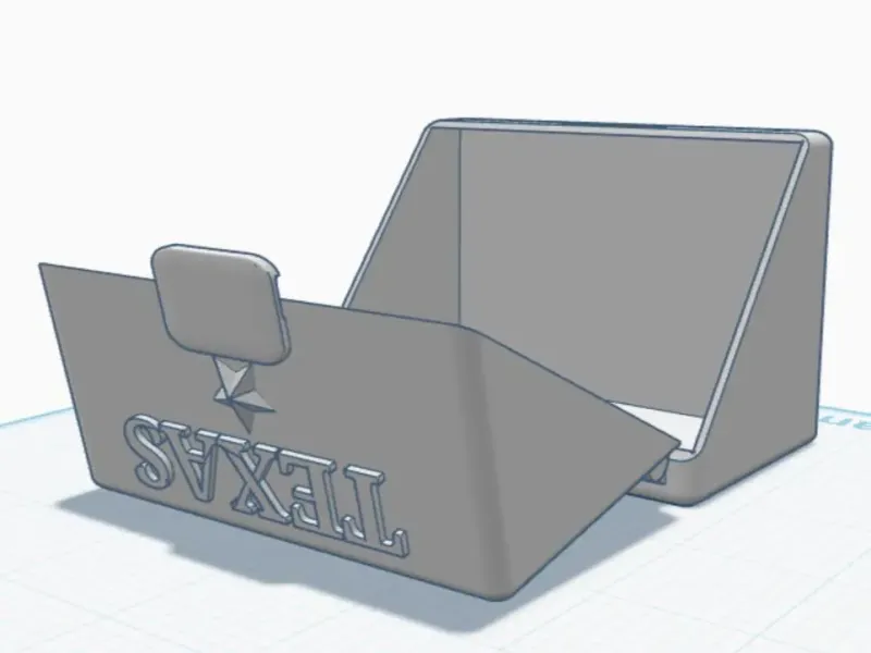 Texas business card holder