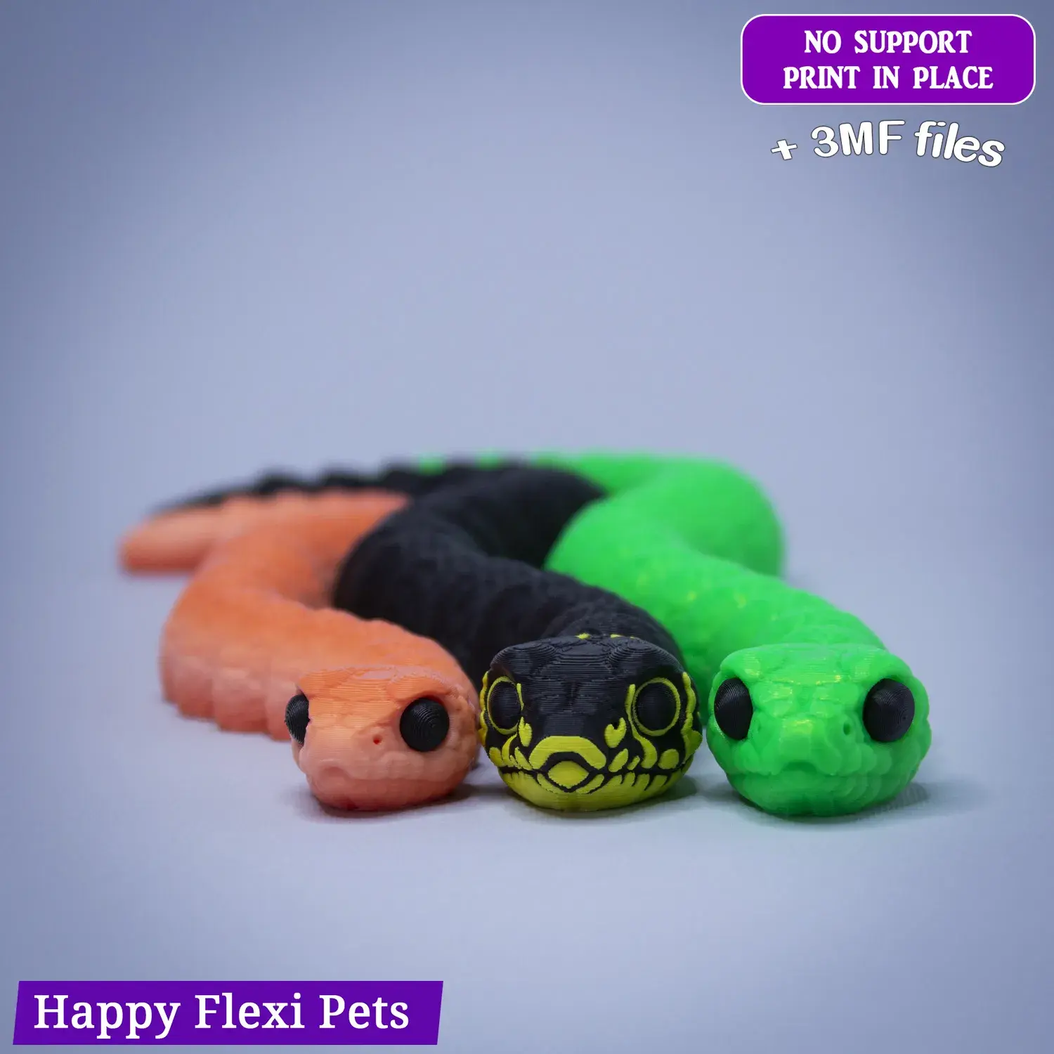 Realistic flexi snake toy