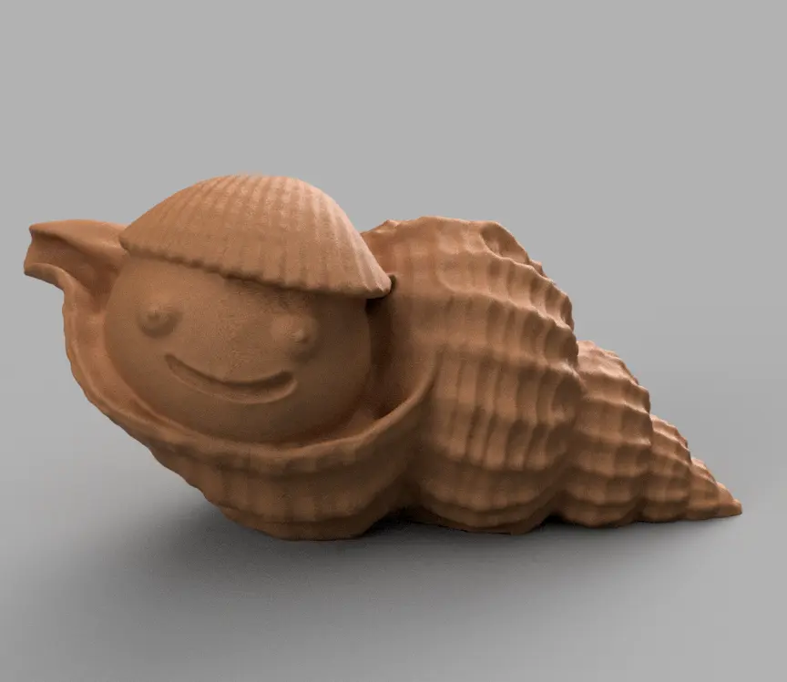 Other STL Download - Whelk bulot shell coquillageby Motek3D