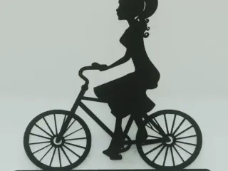 cycling lady