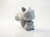 Chibi Squirrel Figurine Cute Animal 3D Printable-2