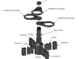 3-in-1 Automatic Cup Holder - 360º Rotation-6