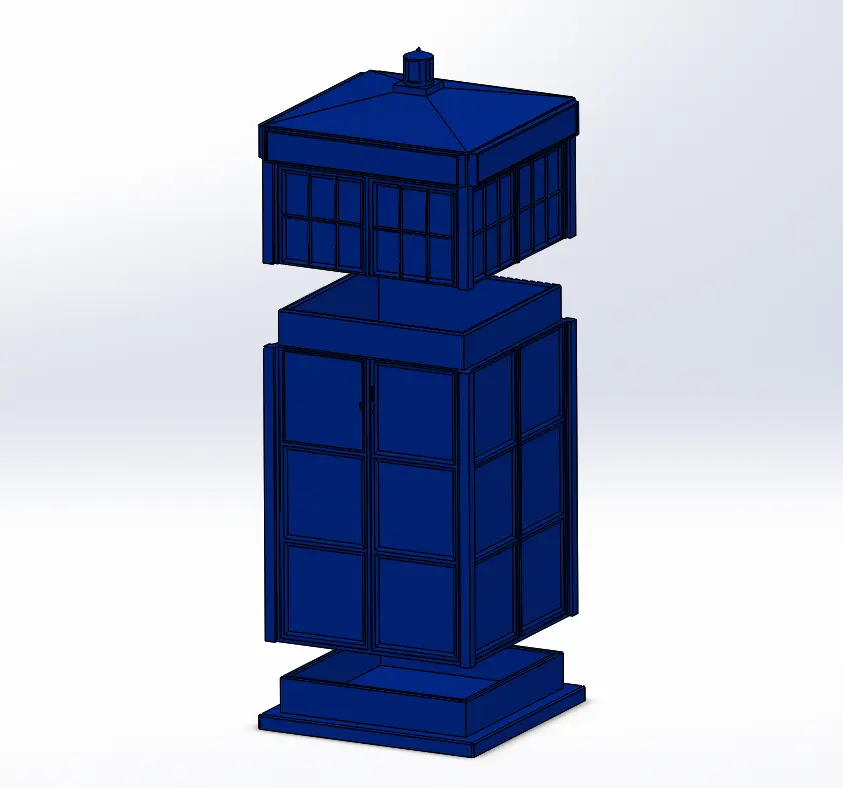 Doctor Who Tardis MtG Deck Box